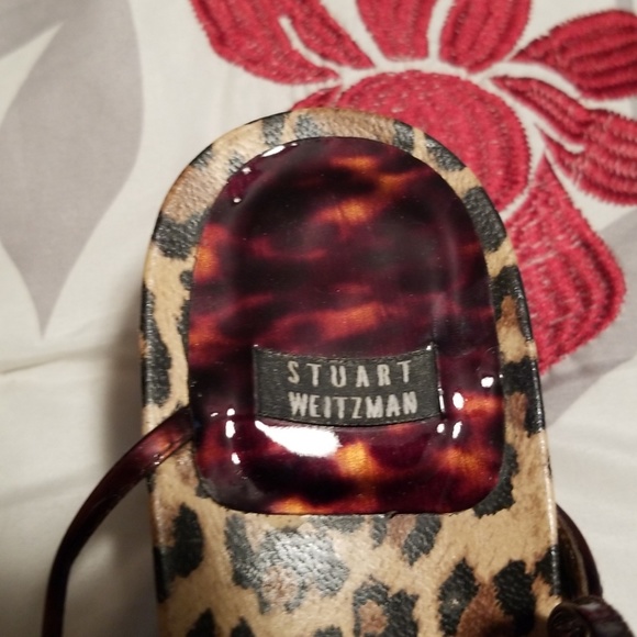 Stuart Weitzman Strappy Leopard Print Sandal - Picture 6 of 6